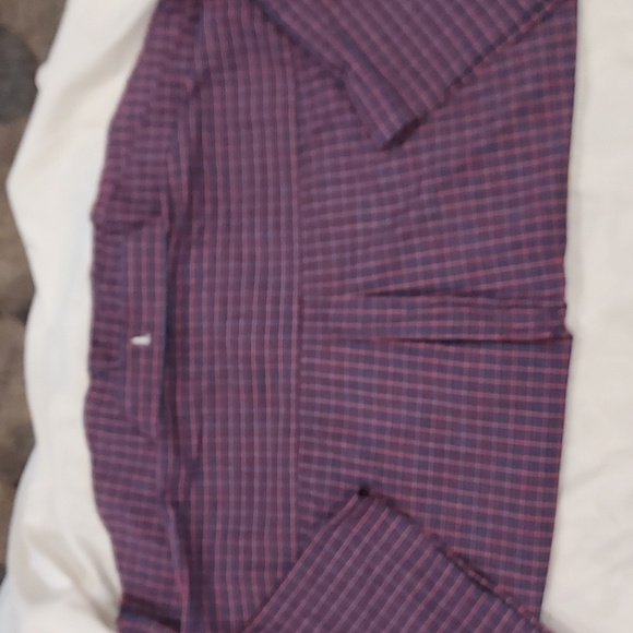 NWT Arrow Wrinkle Free Red, Blue, White Plaid Short Sleeve Button Down Shirt XXL - Picture 6 of 12